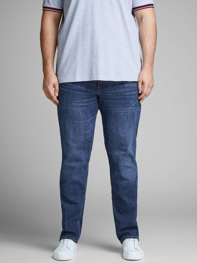 Джинси JJITIM JJORIGINAL AM 814 PLS NOOS 12153646-Blue Denim Jack&Jones PLUS 42/32 Темно-синій 12153646-BLUE DENIM