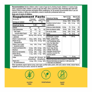 Жувальні таблетки Premium Kids Multivitamin - 90 gummies Cherry, Orange Grape 2022-10-0602