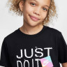 Футболка підліткова K NSW TEE BRANDMARK 1 JDI HM5852-010 Nike L Чорний HM5852-010