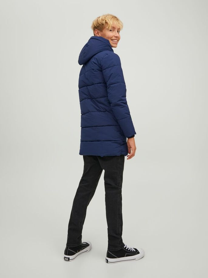 Куртка JORCOPENHAGEN LONG PUFFER JNR 12215844-Navy Blazer Jack&Jones 140 Темно-синій 12215844-Navy Blazer