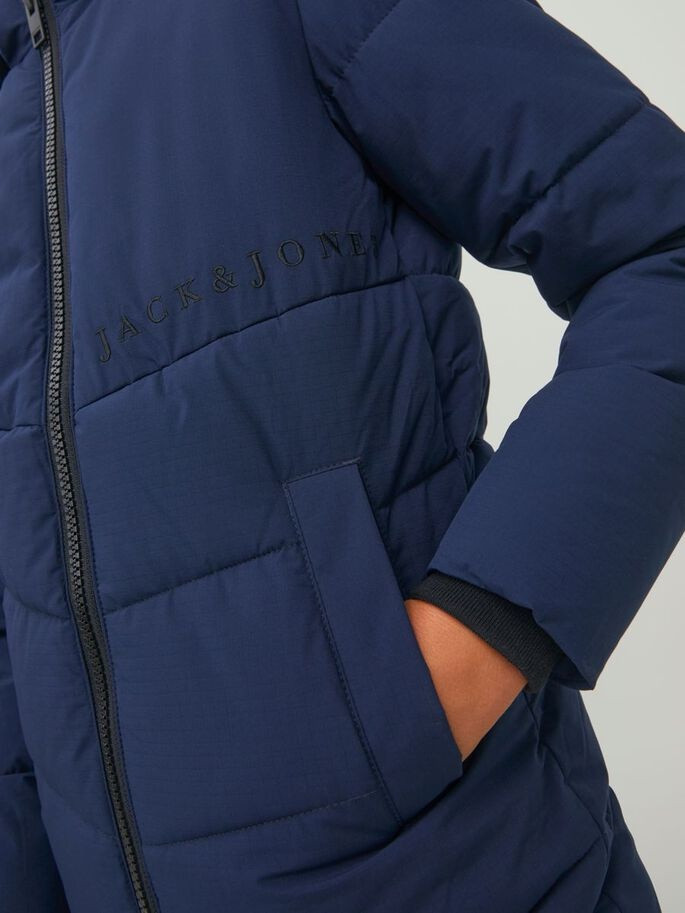 Куртка JORCOPENHAGEN LONG PUFFER JNR 12215844-Navy Blazer Jack&Jones 140 Темно-синій 12215844-Navy Blazer