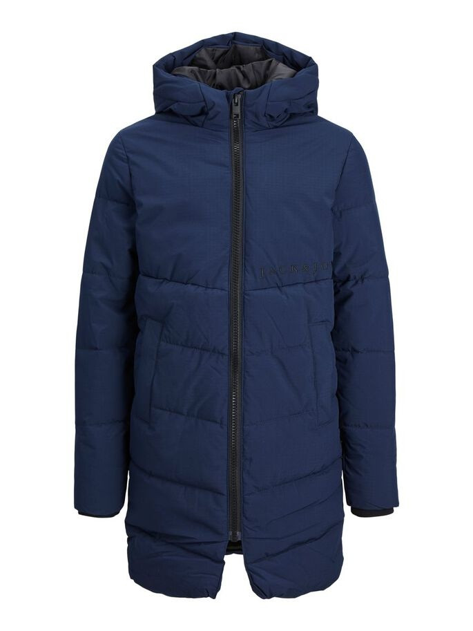Куртка JORCOPENHAGEN LONG PUFFER JNR 12215844-Navy Blazer Jack&Jones 140 Темно-синій 12215844-Navy Blazer