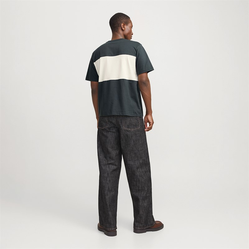 Футболка Jack & Jones JORVESTERBRO BLOCK TEE SS CREW STYD AW24 12277742-ForestRiver Anti