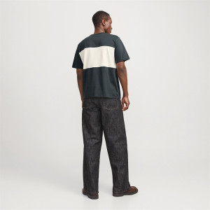 Футболка Jack & Jones JORVESTERBRO BLOCK TEE SS CREW STYD AW24 12277742-ForestRiver Anti