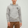 Худі JJLOCK SWEAT HOOD 12213245-Light Grey Melange SMALL Jack&Jones L Сірий 12213245-LIGHT GREY MELAN
