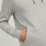 Худі JJLOCK SWEAT HOOD 12213245-Light Grey Melange SMALL Jack&Jones L Сірий 12213245-LIGHT GREY MELAN