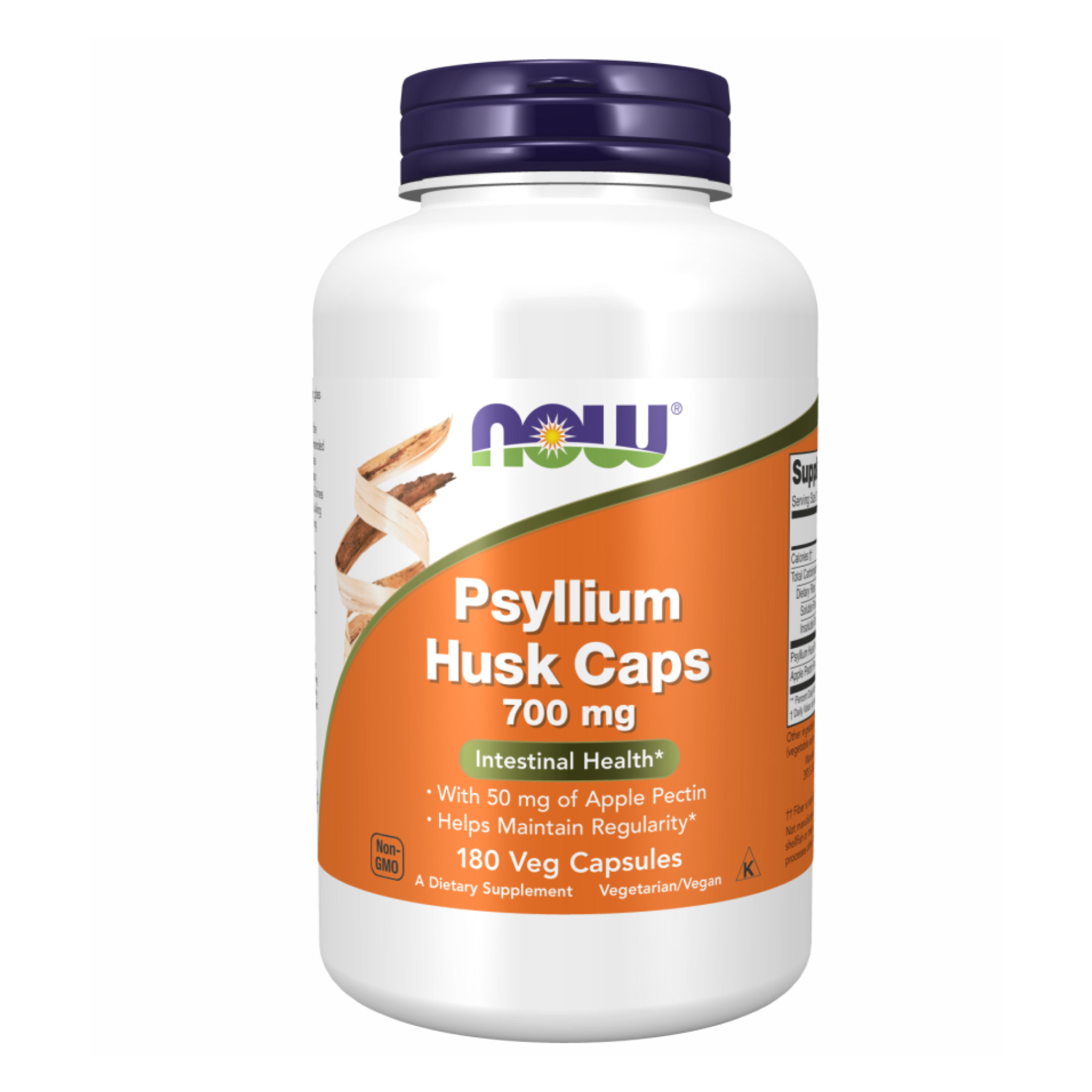 Капсули Psyllium Husk 700mg+Pectin - 180 vcaps 2022-10-1390