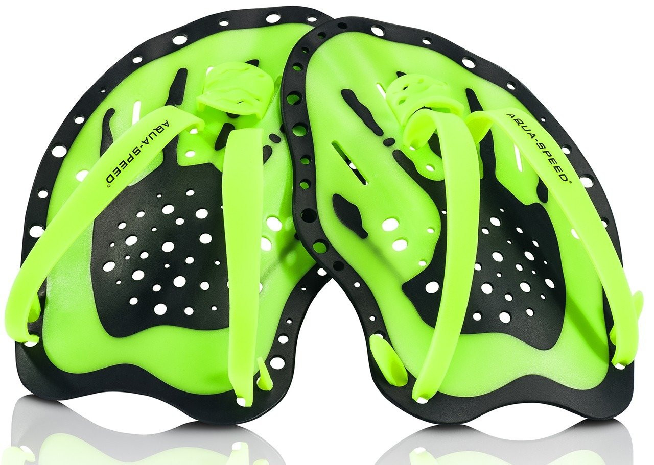 Лопатки для плавання Aqua Speed SWIM PADDLE 6972 зелений Уні 19х13,5см 148-38