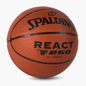 М'яч баскетбольний Spalding React TF-250 FIBA помаранчевий Уні 6 76968Z