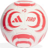 М'яч футбольний Adidas TIRO CLB білий, червоний Уні 4 JW1531