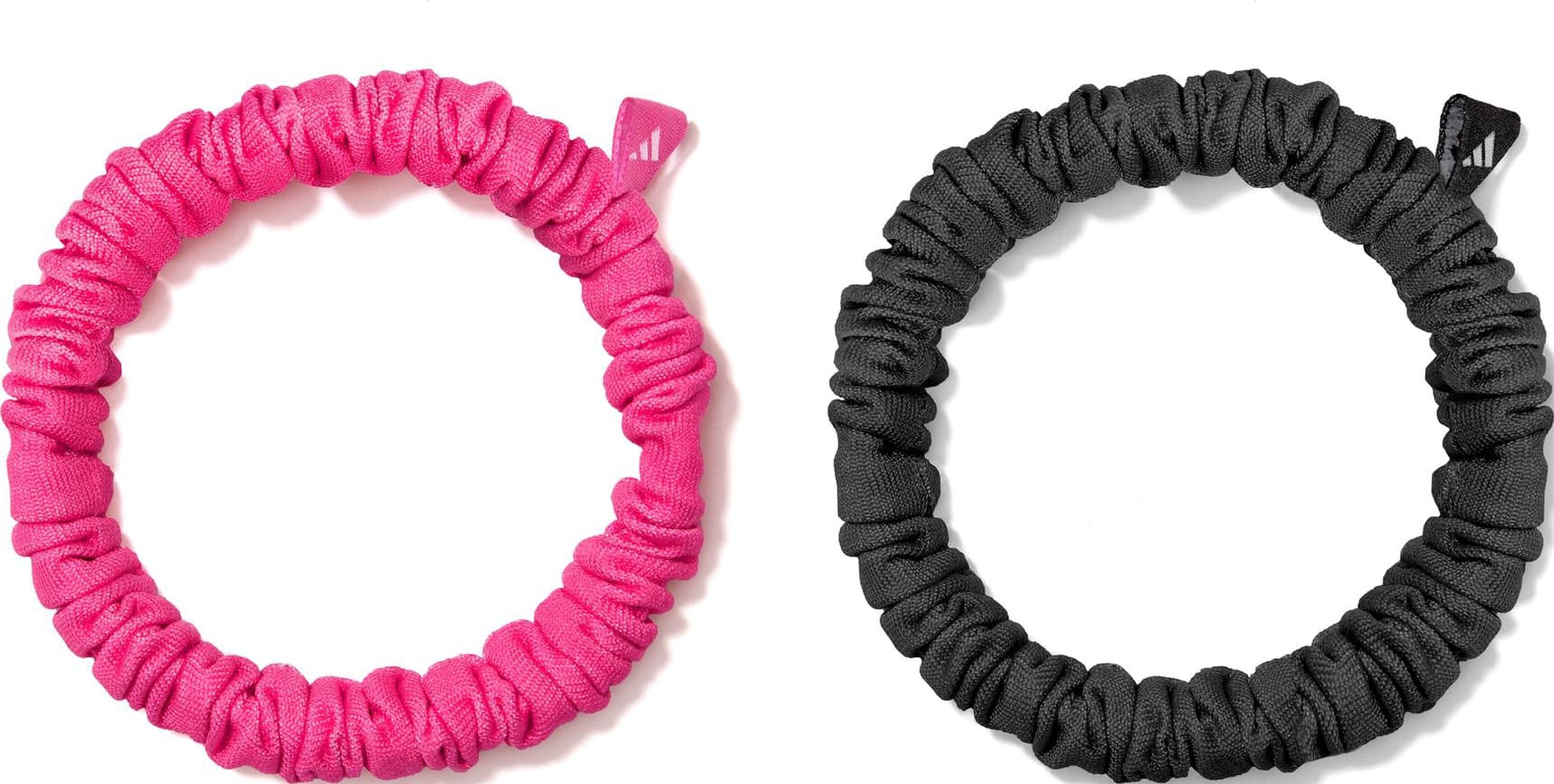 Резинка для волосся Adidas Hair Scrunchies 2pk чорний, рожевий Жін One Size ADAC-16550