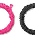 Резинка для волосся Adidas Hair Scrunchies 2pk чорний, рожевий Жін One Size ADAC-16550