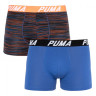 Труси-боксери Puma SPACEDYE STRIPE BOXER 2P синій, червоний Чол L 501002001-030