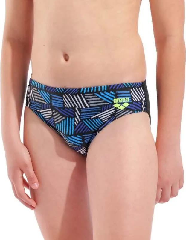 Плавки сліпи для хлопчиків Arena CANDIES SWIM BRIEFS чорний, мультиколор дитячий 128 см (010301-550) 010301-550