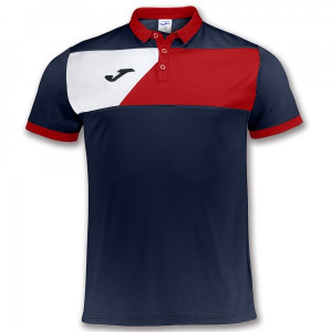 Футболка поло темно-синьо-червоне Joma CREW II 100679.306 100679.306