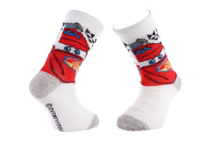 Шкарпетки CARS CARS + ECUSSON білий Діт 27-30, арт.83899420-3 83899420-3