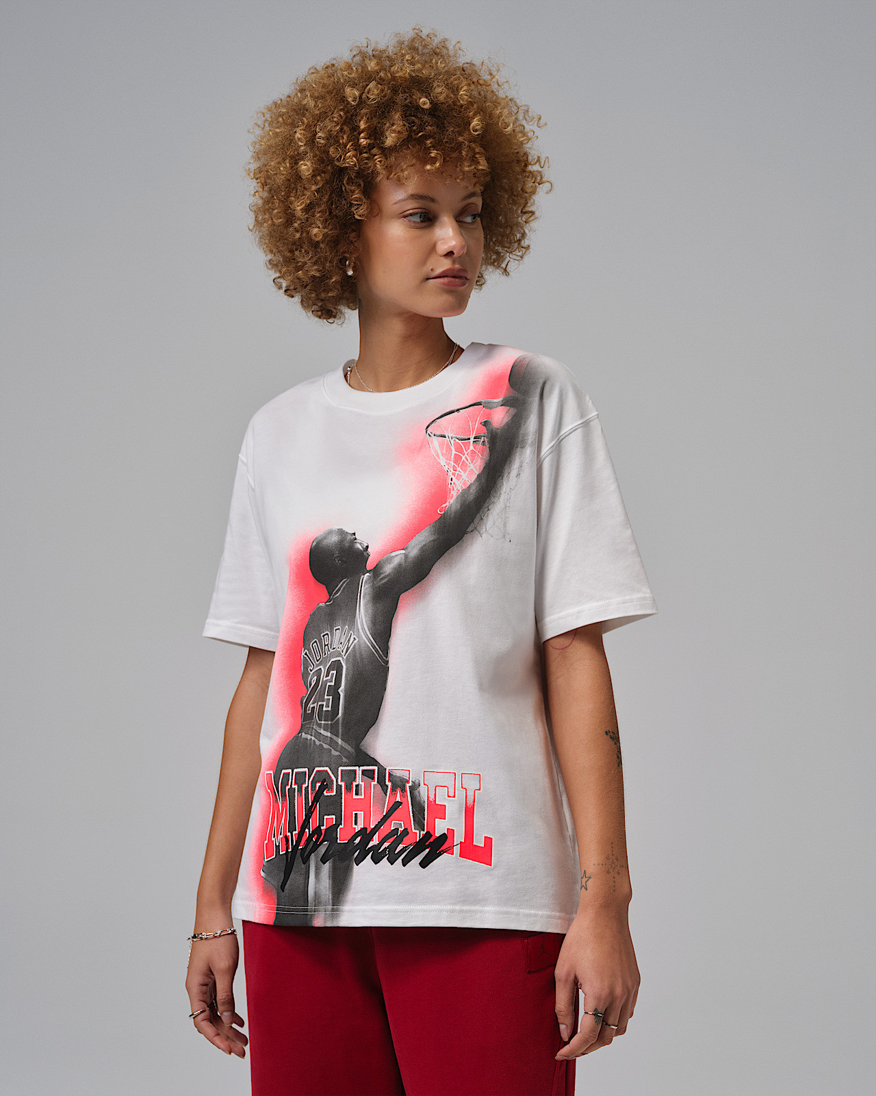Футболка Jordan W SPT DF SS GFX TEE HTG IO8722-100