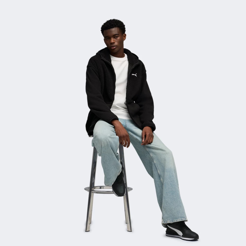 Джемпер ESS ELEVATED Full-zip Hoodie 68826001 Puma L Чорний 68826001