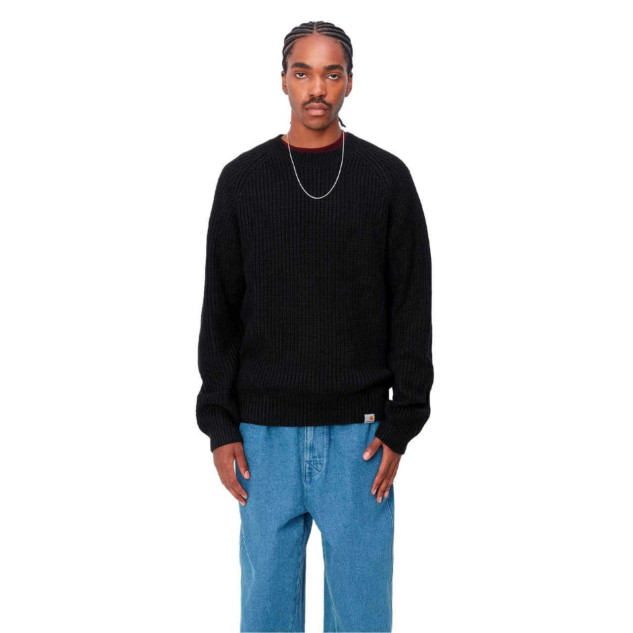 Толстовка Carhartt WIP Forth Sweater I028263 Black (Розмір: XXL) I028263 Black