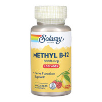 Капсули Solaray Methyl B-12 5000 mcg - 60 lozenges 2023-10-6776