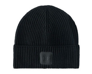 Шапка C.P. Company Metropolis Series Extrafine Merino Wool Logo Beanie 17CLAC028A0-05509A-999