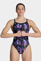 Купальник комплект Arena ROSE TEXTURE SWIMSUIT XCROSS B 006641-505