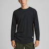 Футболка з довгими рукавами JJENOA TEE O-NECK LS NOOS 12190128-Black-Fit:Relaxed Jack&Jones L Чорний 12190128-BLACK-FIT:RELAXE