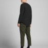 Футболка з довгими рукавами JJENOA TEE O-NECK LS NOOS 12190128-Black-Fit:Relaxed Jack&Jones L Чорний 12190128-BLACK-FIT:RELAXE