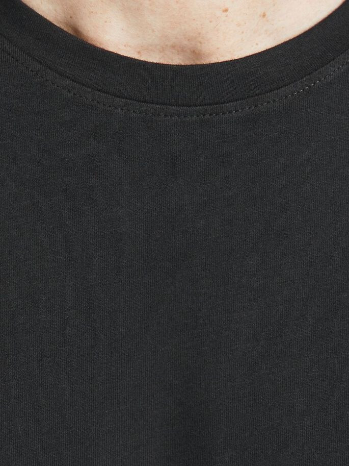 Футболка з довгими рукавами JJENOA TEE O-NECK LS NOOS 12190128-Black-Fit:Relaxed Jack&Jones L Чорний 12190128-BLACK-FIT:RELAXE