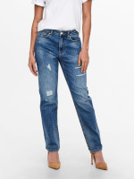 Джинси ONLEMILY HW ST ANK DEST DNM MAS025 15235729-Dark Medium Blue Denim ONLY 27/32 Синій 15235729-Dark Medium Blue