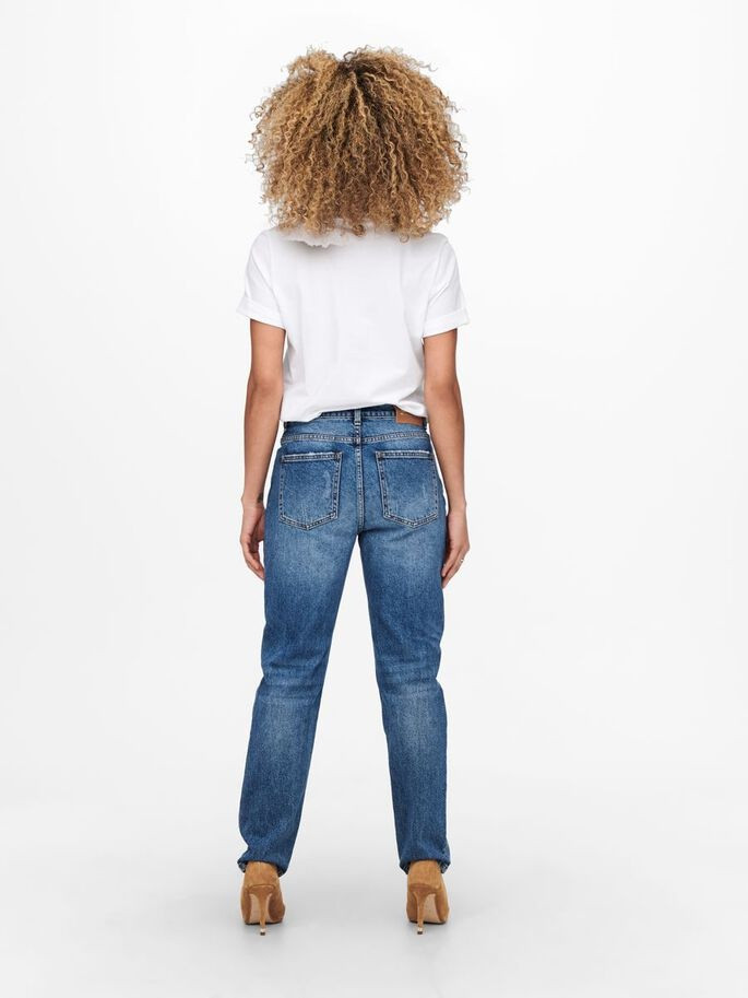 Джинси ONLEMILY HW ST ANK DEST DNM MAS025 15235729-Dark Medium Blue Denim ONLY 27/32 Синій 15235729-Dark Medium Blue