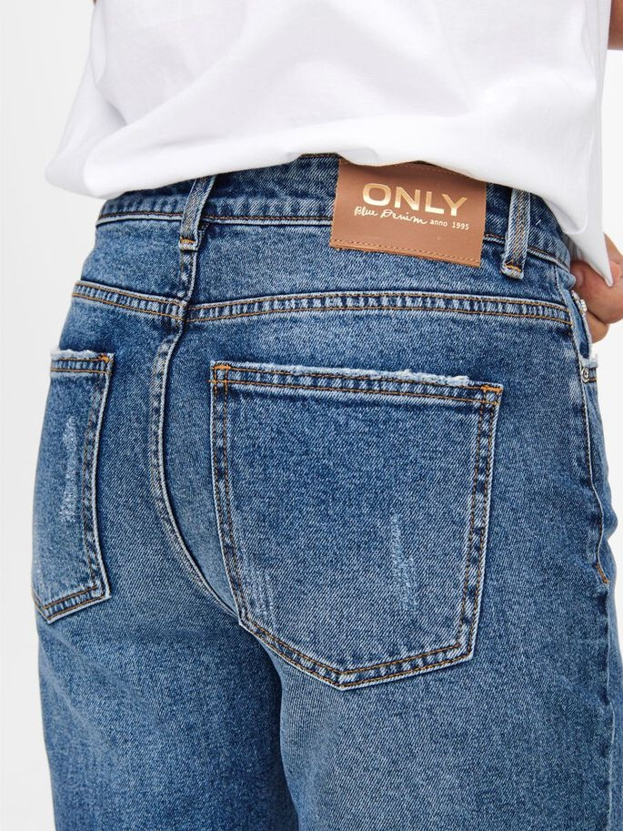 Джинси ONLEMILY HW ST ANK DEST DNM MAS025 15235729-Dark Medium Blue Denim ONLY 27/32 Синій 15235729-Dark Medium Blue