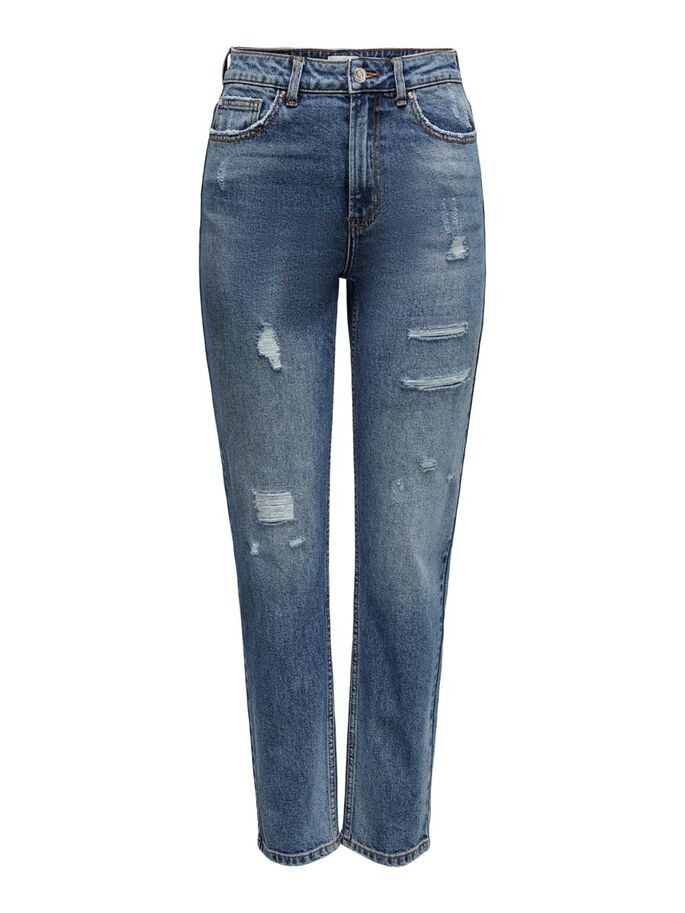 Джинси ONLEMILY HW ST ANK DEST DNM MAS025 15235729-Dark Medium Blue Denim ONLY 27/32 Синій 15235729-Dark Medium Blue