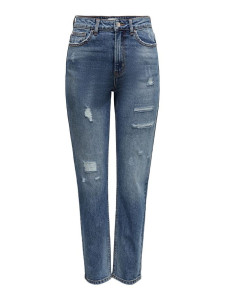 Джинси ONLEMILY HW ST ANK DEST DNM MAS025 15235729-Dark Medium Blue Denim ONLY 27/32 Синій 15235729-DARK MEDIUM BLUE