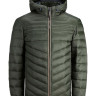 Куртка CONTRAST ZIP JJEHERO PUFFER HOOD NOOS 12211785-Rosin Jack&Jones L Хакі 12211785-ROSIN CONTRAST Z