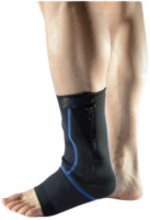 Фіксатор щиколотки ANKLE SUPPORT чорний Уні S/M LS5782-SM
