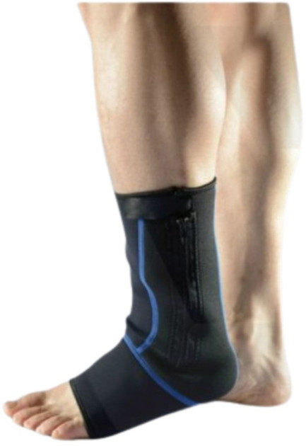 Фіксатор щиколотки ANKLE SUPPORT чорний Уні S/M LS5782-SM