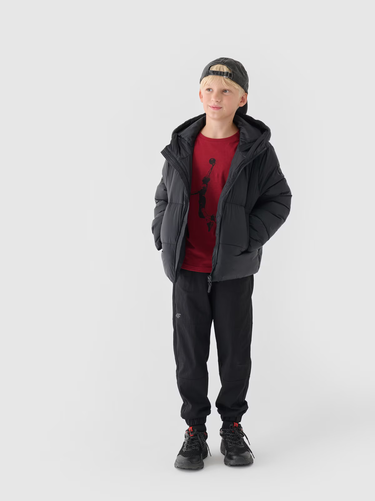 Куртка дитяча Down Jacket M463 4FJWAW24TDJAM463-20S 4F 164 Чорний 4FJWAW24TDJAM463-20S