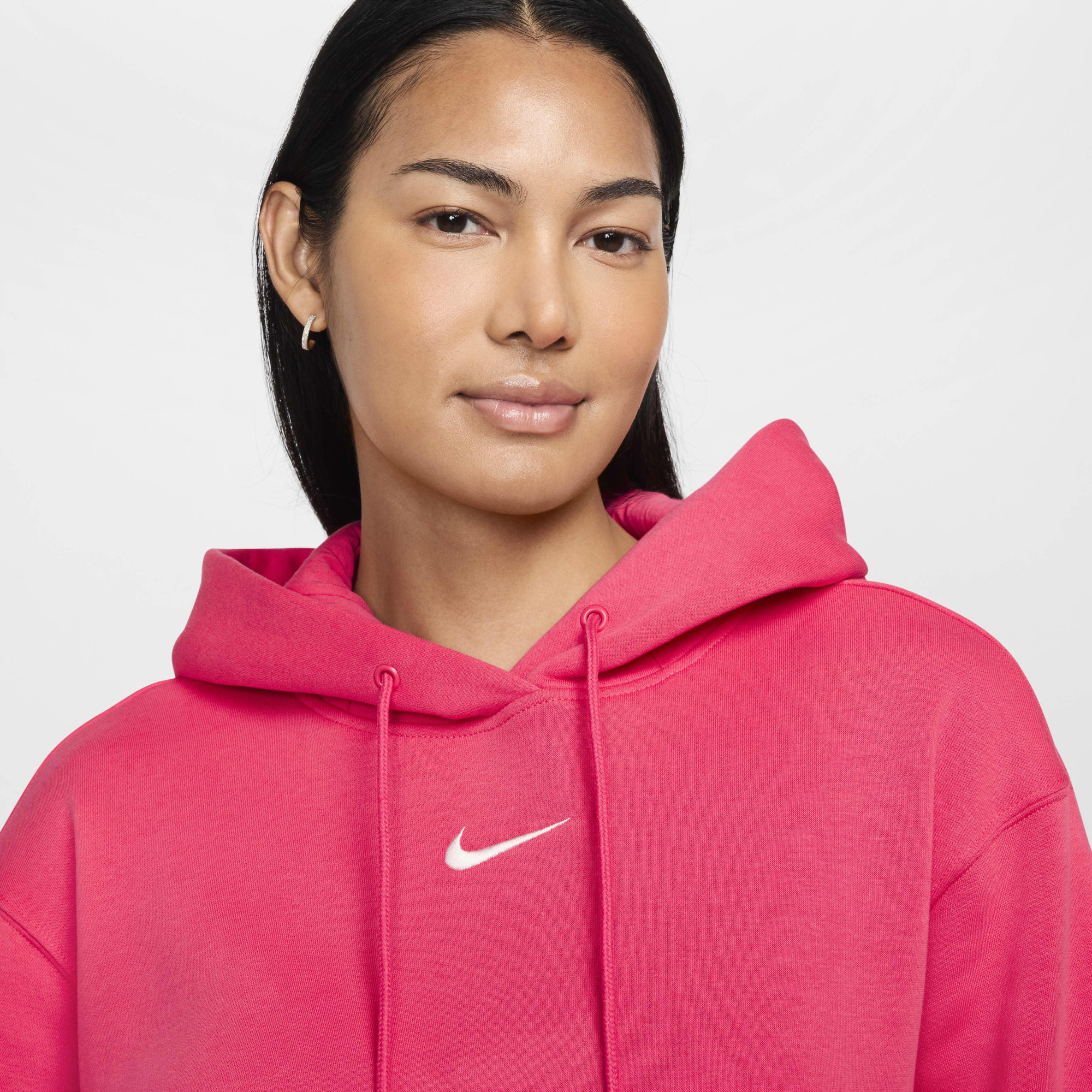 Худі жіноче Nike Sportswear Phoenix Fleece Oversized Pink DQ5860-629