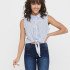 Сорочка ONLVIDA LIFE SL KNT STR BRODANG DNM SHR 15202930 Cloud Dancer ONLY 34 Блакитний 15202930CloudDancer