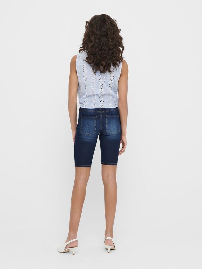Сорочка ONLVIDA LIFE SL KNT STR BRODANG DNM SHR 15202930 Cloud Dancer ONLY 34 Блакитний 15202930CloudDancer