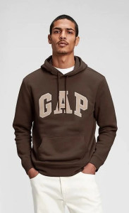 Толстовка PULLOVER LOGO HOODIE 738102-25 GAP S Коричневий 738102-25