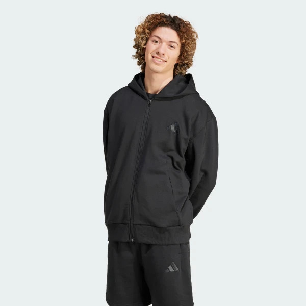 Худі M A SZN FL FZ IX1249 Adidas L Чорний IX1249