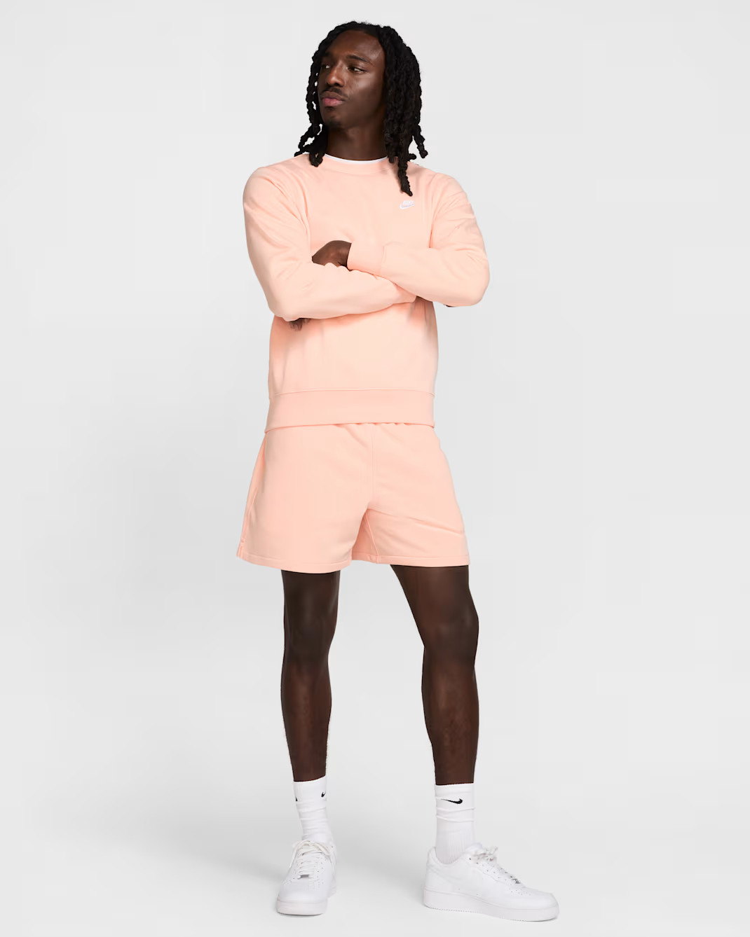 Шорти чоловічі Nike Club French Terry Flow Shorts Peach FN3520-664