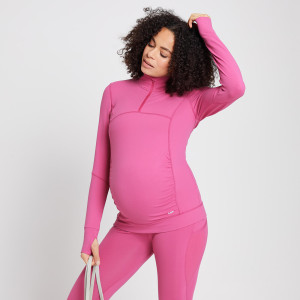Кофта MP MO WOMEN`S POWER MATERNITY 1/4 ZIP MPW864-Sangria