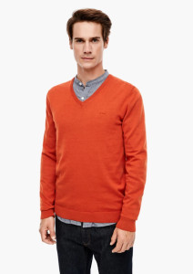 Светр 03.899.61.7623-24W0 s.Oliver M Помаранчевий 03.899.61.7623-24W0