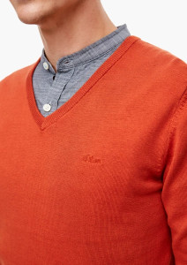 Светр 03.899.61.7623-24W0 s.Oliver M Помаранчевий 03.899.61.7623-24W0