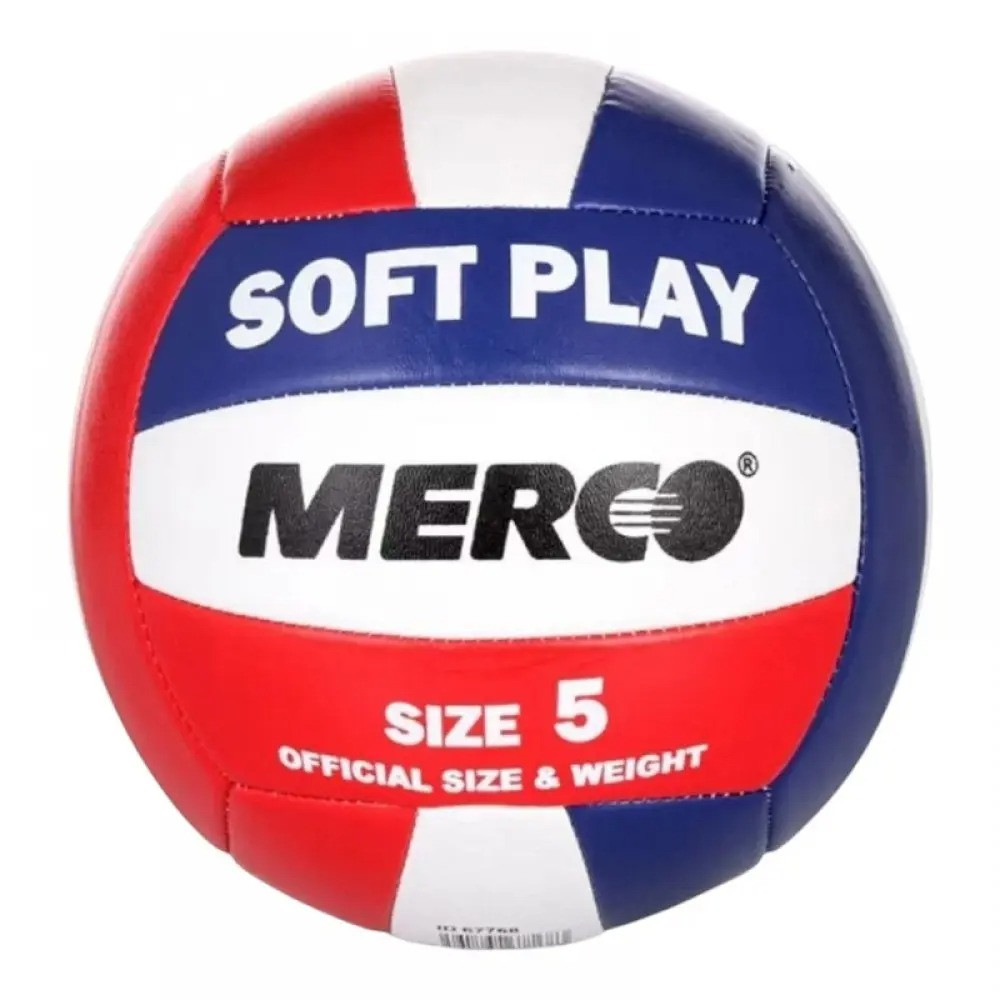 М'яч волейбольний Merco Soft Play ID67768, Цвет Красный, Размер (Европа) - 5 ID67768