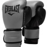 Рукавиці боксерські Everlast POWERLOCK 2R TRAINING GLOVE сірий, чорний Уні 12 унцій P00002305