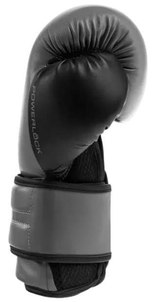 Рукавиці боксерські Everlast POWERLOCK 2R TRAINING GLOVE сірий, чорний Уні 12 унцій P00002305